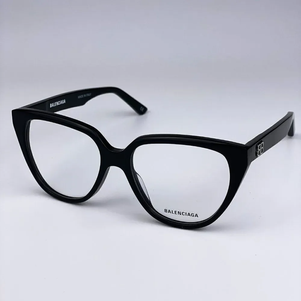 SALE! NEW Balenciaga Everyday BB0129O 001  Black Butterfly Women Eyeglasses